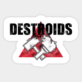 2 Sided Destroid Tee Sticker